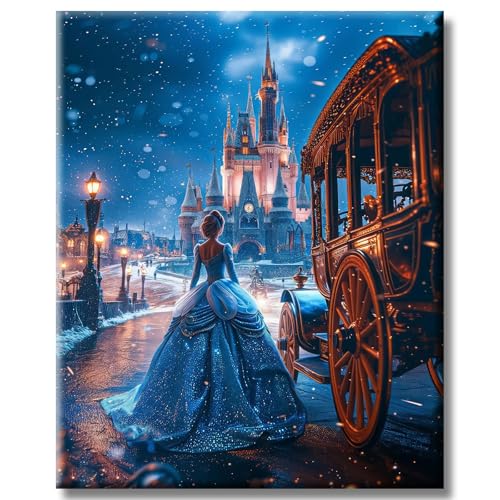 AG.AIIEU Diamond Painting Erwachsene Prinzessin, Diamant Painting Mädchen Bastelset, 5D Diamond-Painting Art Geschenk - 30x40 cm AG.AIIEU Diamond Painting Erwachsene Prinzessin, Diamant Painting Mädchen Bastelset, 5D Diamond-Painting Art Geschenk - 30x40 cm von AG.AIIEU