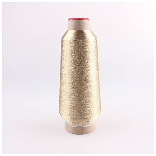 Nähgarn 3500m / Roll Floss Metallic Stickerei Goldfäden for Nähmaschine DIY. Nähen Gewebe Zubehör for Kleidung Nähgarn Set (Size : SE0038) von AGBARR