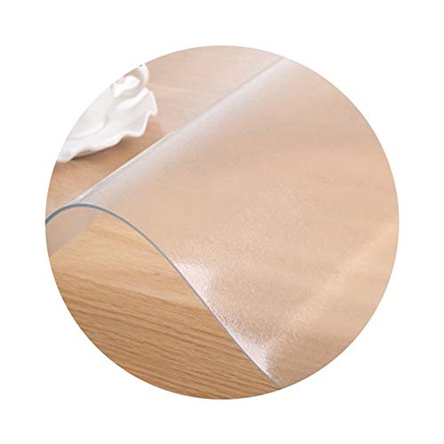 AGLZWY Tischdecke Mattiert PVC Tischschutz Zum Parkettboden Verbrühungshemmend Abriebfest Küche Nachttisch, 4 Dicken, Anpassbar (2.0mm,200x300cm) von AGLZWY