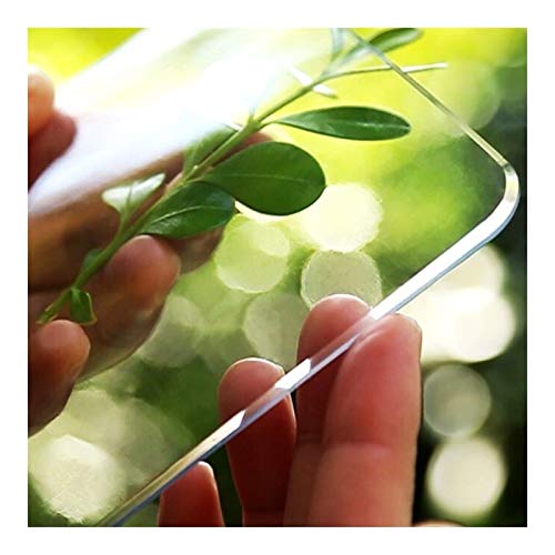 AGLZWY Transparent Tischdecke Weiches Glas Verbrühungshemmend Wasserdicht Polyethylen Tischschutz Tischdecke Zum Esstisch Kaffetisch Küche, Anpassbar (1.5mm,90X150CM) von AGLZWY