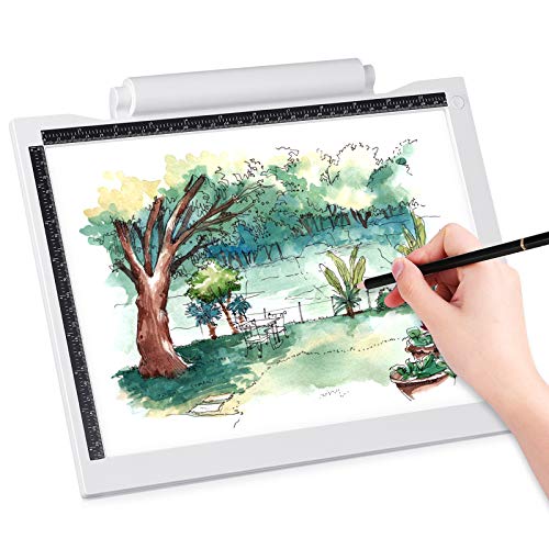 AGM LED Leuchtkasten Malen A4 Leuchttisch Grafiktablett Licht Pad Digitales Tablet Copyboard, dimmbarer Helligkeit zum Nachzeichnen von Zeichnungen mit Abnehmbarem Ständer AGM LED Leuchtkasten Malen A4 Leuchttisch Grafiktablett Licht Pad Digitales Tablet Copyboard, dimmbarer Helligkeit zum Nachzeichnen von Zeichnungen mit Abnehmbarem Ständer von AGM