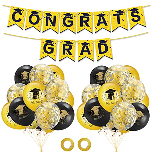 2023 Graduation Ballon Hängeset Party Hintergrund Dekoration für Festival Urlaub Geburtstagsfeier 2023 Abschlussballon von AGONEIR