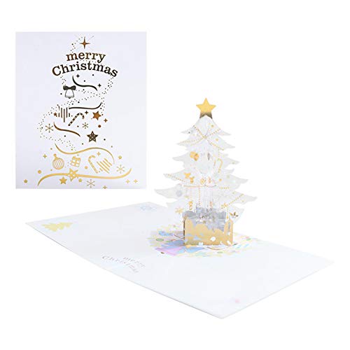 3D-Grußkarten für Weihnachten, Happy Birthday, handgefertigte Urlaubspostkarte mit Umschlägen für Kinder, Weihnachtskarten, religiös von AGONEIR