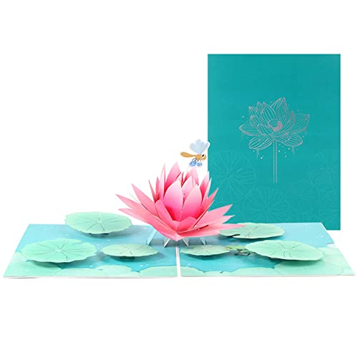 3D-Muttertags-Blumen-Grußkarte, Party-Nachrichtenkarten, Zubehör für Großmutter, Frauen, Festival-Karte, Dekoration, Muttertagskarte für Ehefrau von AGONEIR
