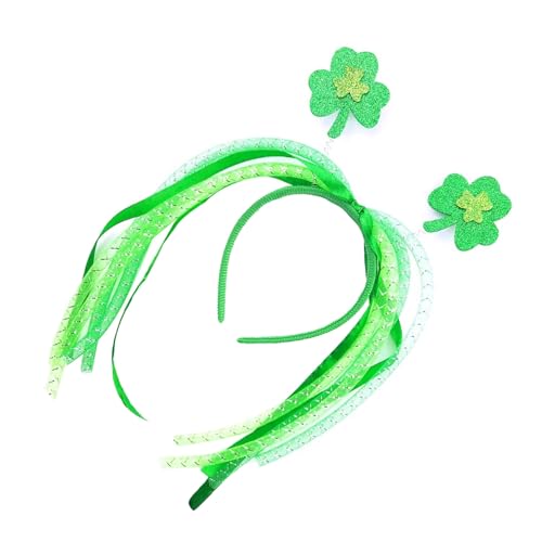 AGONEIR Bringen Sie Spaß auf Ihre irische Nationalfeiertag mit buntem Frühlings-Haarband, hochwertige Materialien für Frauen, Stoffdekorationen von AGONEIR