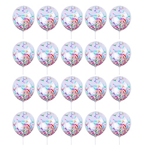 Eiscreme-Papier-Konfetti-Ballon, 20 Stück, dekorative Haushaltsparty-Dekoration für Hochzeit, Geburtstag, Party, Dekoration von AGONEIR