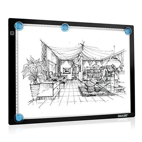 Magnetisch A3 LED Leuchttisch, AGPtEK Leuchtpad Leuchtplatte für Zeichnen, 46.5cm/18.3inch x 33.7cm/13.26 inch A3 Größe 7mm Ultradünn, Stufenlose Helligkeitsregelung mit Speicherfunktion -"MEHRWEG" Magnetisch A3 LED Leuchttisch, AGPtEK Leuchtpad Leuchtplatte für Zeichnen, 46.5cm/18.3inch x 33.7cm/13.26 inch A3 Größe 7mm Ultradünn, Stufenlose Helligkeitsregelung mit Speicherfunktion -"MEHRWEG" von AGPTEK