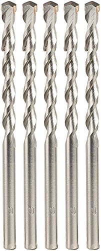 AGT Bohrfutter: Beton-Bohrer-Set für Schlag- und Drehbohrer, 6 mm, 5 Stück (Betonbohrer, Hartmetall-Bohrer, Werkzeug) von AGT