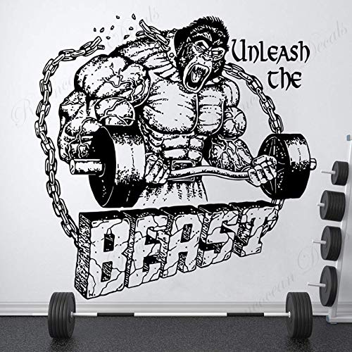 AGiuoo Bodybuilder Gym Zeichen Fitness Coach Sport Muskeln Gorilla Wandaufkleber Vinyl Interior Home Decor Wandtattoos Abnehmbares Wandbild 114x116cm AGiuoo Bodybuilder Gym Zeichen Fitness Coach Sport Muskeln Gorilla Wandaufkleber Vinyl Interior Home Decor Wandtattoos Abnehmbares Wandbild 114x116cm von AGiuoo