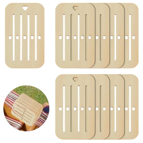 AHANDMAKER 10 Stück Webkarten. Gürtelwebset Holzgürtel Webwerkzeug Webstuhl Webzubehör Für Taschen Gürtel Kameragurt DIY Bastel Und Webzubehör Protokollfarbe AHANDMAKER 10 Stück Webkarten. Gürtelwebset Holzgürtel Webwerkzeug Webstuhl Webzubehör Für Taschen Gürtel Kameragurt DIY Bastel Und Webzubehör Protokollfarbe von AHANDMAKER