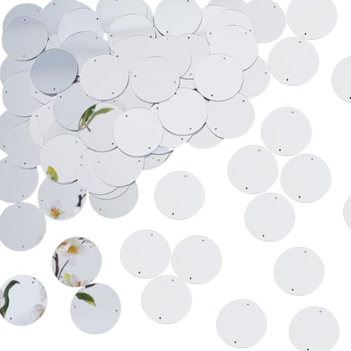 AHANDMAKER 100 Stück Zum Aufnähen Auf Silberne Spiegel Strass Acrylfliesen Flach Rund Dekorative Mosaikfliesen Für Bekleidungszubehör Schmuckherstellung 39.5x0.7mm AHANDMAKER 100 Stück Zum Aufnähen Auf Silberne Spiegel Strass Acrylfliesen Flach Rund Dekorative Mosaikfliesen Für Bekleidungszubehör Schmuckherstellung 39.5x0.7mm von AHANDMAKER