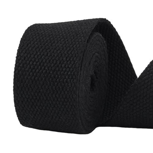 AHANDMAKER 11 Yards Schweres Baumwollgurtband Schwarze Gurtbänder 1.5 Zoll Webbänder Für Taschengriffe Taschenriemen Tragetasche Stoffgürtel Kunst Und Handwerk AHANDMAKER 11 Yards Schweres Baumwollgurtband Schwarze Gurtbänder 1.5 Zoll Webbänder Für Taschengriffe Taschenriemen Tragetasche Stoffgürtel Kunst Und Handwerk von AHANDMAKER