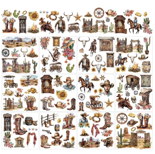 AHANDMAKER 12 Blatt Western Cowboy Rub On Transfers Zum Basteln Cowboy Motiv Zum Aufreiben Transferaufkleber Cowboystiefel Aufkleber Zum Aufkleben Auf Glas Holz Papier DIY Heimdekoration. 5.5x5.5" AHANDMAKER 12 Blatt Western Cowboy Rub On Transfers Zum Basteln Cowboy Motiv Zum Aufreiben Transferaufkleber Cowboystiefel Aufkleber Zum Aufkleben Auf Glas Holz Papier DIY Heimdekoration. 5.5x5.5" von AHANDMAKER