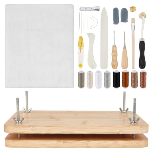 AHANDMAKER 12 x 8" Buchpresse Buchbinderei Buchbinde Sets Buchbindezubehör Mit Falzbein Ahle Nadeln Mit Großem Öhr Buchtuch Holz Buchbinde Starter Werkzeuge Für Handgefertigte DIY Bücher Blumenpresse AHANDMAKER 12 x 8" Buchpresse Buchbinderei Buchbinde Sets Buchbindezubehör Mit Falzbein Ahle Nadeln Mit Großem Öhr Buchtuch Holz Buchbinde Starter Werkzeuge Für Handgefertigte DIY Bücher Blumenpresse von AHANDMAKER