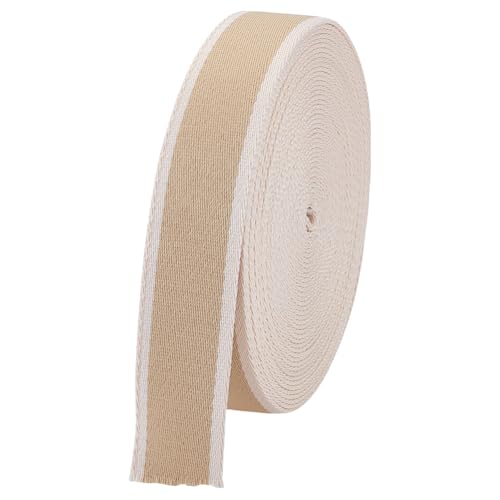 AHANDMAKER 12.5 Yards Gurtband Strapazierfähig Gestreift 1.5 Zoll Weißes Band Flache Gurtbänder Für Taschengriffe Taschenriemen Tragetasche Stoffgürtel Kunst Und Handwerk AHANDMAKER 12.5 Yards Gurtband Strapazierfähig Gestreift 1.5 Zoll Weißes Band Flache Gurtbänder Für Taschengriffe Taschenriemen Tragetasche Stoffgürtel Kunst Und Handwerk von AHANDMAKER
