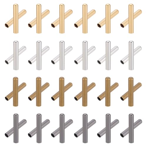 AHANDMAKER 120 Stück 4 Farben, 5,7 mm, Messing-Säulen-Endschloss, Schnürsenkel, Seilverschluss, Endstopper für Schnürsenkel, Schlüsselbänder, Kleidung, Rucksack, Tasche, DIY-Reparatur AHANDMAKER 120 Stück 4 Farben, 5,7 mm, Messing-Säulen-Endschloss, Schnürsenkel, Seilverschluss, Endstopper für Schnürsenkel, Schlüsselbänder, Kleidung, Rucksack, Tasche, DIY-Reparatur von AHANDMAKER