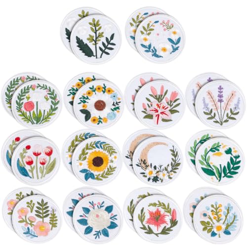 AHANDMAKER 14 Stück Gemischte Blumen Bestickte Aufnäher Zum Aufbügeln Polyester Kleidungsflicken Dekorative Blumenflicken Für Jeans T Shirts Hüte Jacken Taschen Kleidung Kleider AHANDMAKER 14 Stück Gemischte Blumen Bestickte Aufnäher Zum Aufbügeln Polyester Kleidungsflicken Dekorative Blumenflicken Für Jeans T Shirts Hüte Jacken Taschen Kleidung Kleider von AHANDMAKER