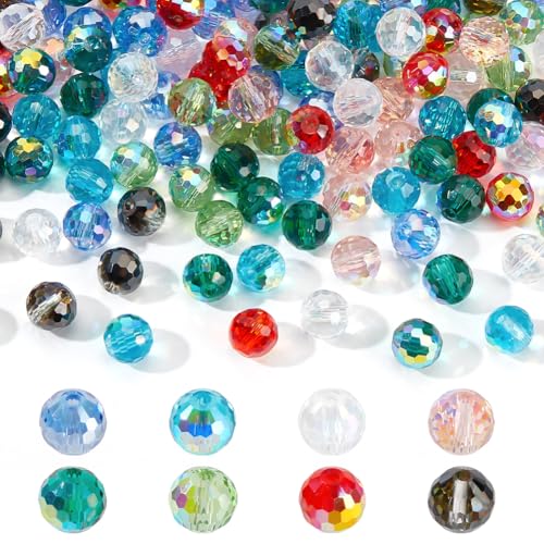 AHANDMAKER 160 Stück 8 Stile ab Farbig Plattierte Glasperlen Facettierte Briolette Glasperlen Bunte Kristallperlen Für Die Schmuckherstellung DIY Bastelarbeiten Freundschaftsbänder AHANDMAKER 160 Stück 8 Stile ab Farbig Plattierte Glasperlen Facettierte Briolette Glasperlen Bunte Kristallperlen Für Die Schmuckherstellung DIY Bastelarbeiten Freundschaftsbänder von AHANDMAKER
