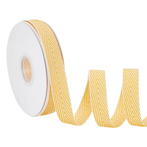 AHANDMAKER 18 m Gestreiftes Bastelband 15mm Breit Polycotton Band Gold Weiß Gestreift Gurtband Köperband Für Rucksäcke Handtaschen Kleidungsstücke Gürtel Hüte Heimdekoration AHANDMAKER 18 m Gestreiftes Bastelband 15mm Breit Polycotton Band Gold Weiß Gestreift Gurtband Köperband Für Rucksäcke Handtaschen Kleidungsstücke Gürtel Hüte Heimdekoration von AHANDMAKER