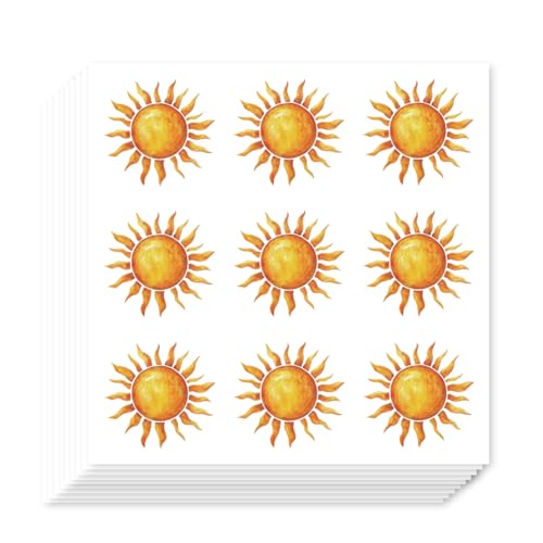 AHANDMAKER 180 Stück Selbstklebende Aufkleber. Sonne Aquarell Aufkleber Dekorative Aufkleber Für Planer Kalender Scrapbook Handwerk Party Decor Geschenk Tasche Siegel 90x90mm AHANDMAKER 180 Stück Selbstklebende Aufkleber. Sonne Aquarell Aufkleber Dekorative Aufkleber Für Planer Kalender Scrapbook Handwerk Party Decor Geschenk Tasche Siegel 90x90mm von AHANDMAKER