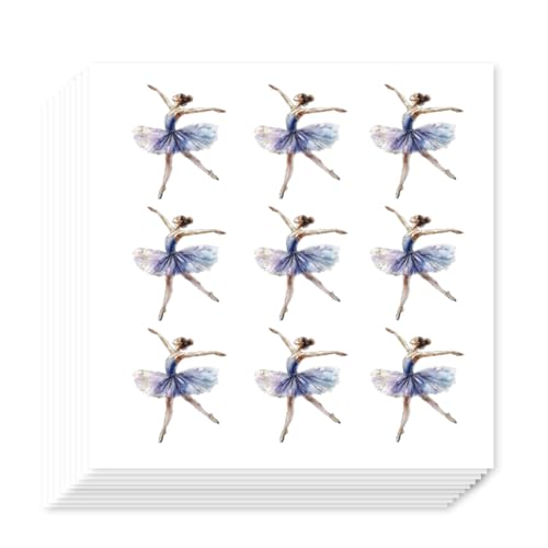 AHANDMAKER 180 Stück Selbstklebende Balletttänzer Aufkleber Mit Eleganten Tanzposen. Perfekt Für Scrapbooking Zeitschriften Kartenherstellung Geschenke Und Wohnkultur von AHANDMAKER