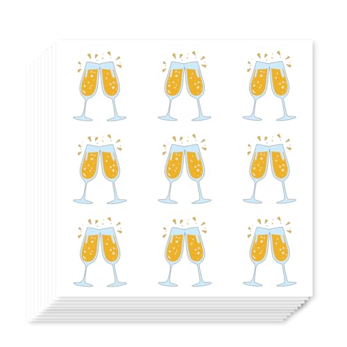 AHANDMAKER 180 Stück Selbstklebende Champagner Etikettenaufkleber 1 Zoll Party Feiern Aufkleber Für Planer Kalender Scrapbooking Basteln Tasche Siegel Party Geschenk Dekor AHANDMAKER 180 Stück Selbstklebende Champagner Etikettenaufkleber 1 Zoll Party Feiern Aufkleber Für Planer Kalender Scrapbooking Basteln Tasche Siegel Party Geschenk Dekor von AHANDMAKER