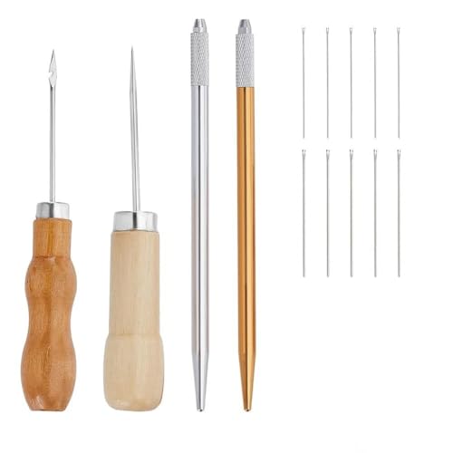AHANDMAKER 2 Stück 2 Farben 304 Edelstahl Haarwurzelwerkzeug Mit Ahle Vorstecher Nähwerkzeug Und Belüftungsnadeln Puppenhaar Herstellungsset Für DIY Griff OB BJD Perücke AHANDMAKER 2 Stück 2 Farben 304 Edelstahl Haarwurzelwerkzeug Mit Ahle Vorstecher Nähwerkzeug Und Belüftungsnadeln Puppenhaar Herstellungsset Für DIY Griff OB BJD Perücke von AHANDMAKER