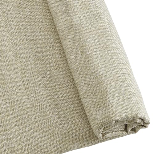AHANDMAKER 2 Yards Canvas Polsterstoff 58 Zoll Breite Polyestermaterial DIY Sofa Zubehör Für Die Inneneinrichtung Möbel Neu Polstern Bastelprojekte Beige von AHANDMAKER