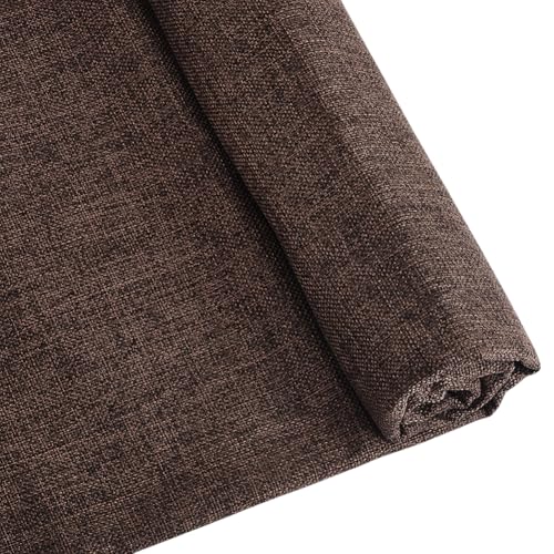 AHANDMAKER 2 Yards Canvas Polsterstoff 58 Zoll Breite Polyestermaterial DIY Sofa Zubehör Für Die Inneneinrichtung Möbel Neu Polstern Bastelprojekte Braun von AHANDMAKER