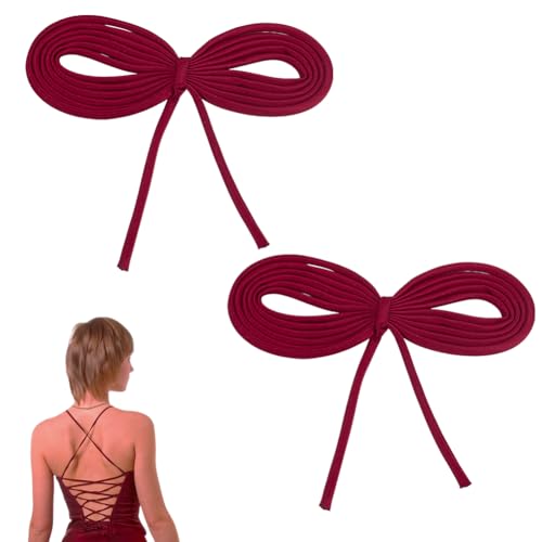 AHANDMAKER 2.3 m Roter Raffhalter Für Brautkleider Satin Korrekturrücken Mit Verstellbarer Passform Schnürkorsett Aus Satin Verstellbar Schärpe Kordel Ersatzreißverschluss AHANDMAKER 2.3 m Roter Raffhalter Für Brautkleider Satin Korrekturrücken Mit Verstellbarer Passform Schnürkorsett Aus Satin Verstellbar Schärpe Kordel Ersatzreißverschluss von AHANDMAKER