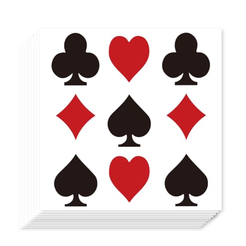 AHANDMAKER 240 Stück Selbstklebende Poker Elemente Etikettenaufkleber 1 Zoll Spaten Vereine Diamanten Herzen Aufkleber Für Planer Kalender Basteln Beutel Siegel AHANDMAKER 240 Stück Selbstklebende Poker Elemente Etikettenaufkleber 1 Zoll Spaten Vereine Diamanten Herzen Aufkleber Für Planer Kalender Basteln Beutel Siegel von AHANDMAKER