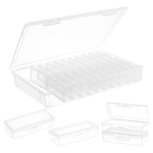AHANDMAKER 25 Stück Aufbewahrungsbehälter Für Kunststoffperlen 2 Größen Transparente Boxen Mit Verriegelbarem Deckel Perlenhalter Kunststoffhüllen Für Die Armbandherstellung DIY Schmuck Basteln Nägel AHANDMAKER 25 Stück Aufbewahrungsbehälter Für Kunststoffperlen 2 Größen Transparente Boxen Mit Verriegelbarem Deckel Perlenhalter Kunststoffhüllen Für Die Armbandherstellung DIY Schmuck Basteln Nägel von AHANDMAKER