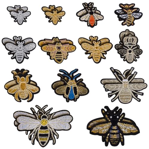 AHANDMAKER 26 Stück Biene Bestickte Patches,Stickerei Bienen Aufnäher Süße Insekten Aufnäher Applikation DIY Bienen Dekoration Aufnäher Für Hemden Taschen Jacken Jeans DIY Zubehör Basteln AHANDMAKER 26 Stück Biene Bestickte Patches,Stickerei Bienen Aufnäher Süße Insekten Aufnäher Applikation DIY Bienen Dekoration Aufnäher Für Hemden Taschen Jacken Jeans DIY Zubehör Basteln von AHANDMAKER