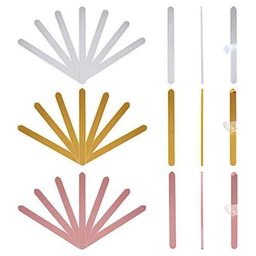AHANDMAKER 30 Stück Wiederverwendbare Acryl Cake Pop Stiele Eisstiele, Goldene Silber Rose 3 Farben Eisstiele Plastik Spiegel Sticks EIS Cakesicle Sticks, für DIY Magnum Kuchen EIS Dessertherstellung AHANDMAKER 30 Stück Wiederverwendbare Acryl Cake Pop Stiele Eisstiele, Goldene Silber Rose 3 Farben Eisstiele Plastik Spiegel Sticks EIS Cakesicle Sticks, für DIY Magnum Kuchen EIS Dessertherstellung von AHANDMAKER