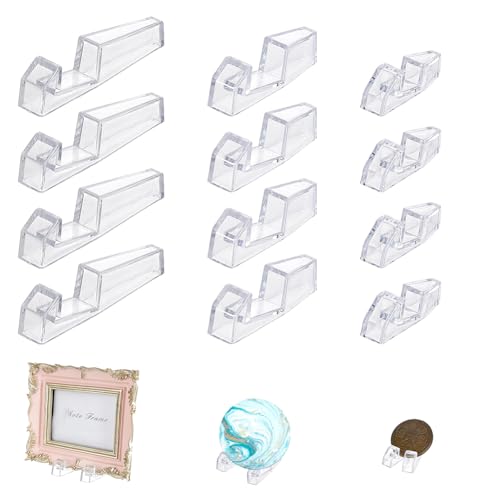 AHANDMAKER 30 transparente Display-Ständer, 3 Stile, Staffelei-Halter, Tellerständer, Münzständer, Bilderrahmen, Halter für kleine Kunstwerke, Bilderrahmen, Taschenuhren, Herausforderungsmedaillen AHANDMAKER 30 transparente Display-Ständer, 3 Stile, Staffelei-Halter, Tellerständer, Münzständer, Bilderrahmen, Halter für kleine Kunstwerke, Bilderrahmen, Taschenuhren, Herausforderungsmedaillen von AHANDMAKER
