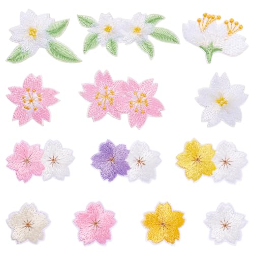 AHANDMAKER 34 Stück Blumen Aufbügler. Blüte und Sakura Applikation Zum Aufnähen Auf Kleidung Bestickte Blumen Applikation Aufnäher Zum Aufnähen Für Hochzeitskleid Hosen Dekoration AHANDMAKER 34 Stück Blumen Aufbügler. Blüte und Sakura Applikation Zum Aufnähen Auf Kleidung Bestickte Blumen Applikation Aufnäher Zum Aufnähen Für Hochzeitskleid Hosen Dekoration von AHANDMAKER