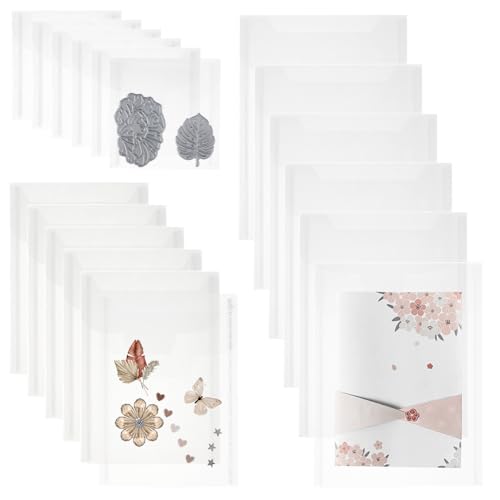 AHANDMAKER 36 x Transparente Aufbewahrungstaschen Für Stempel Und Stanzformen. Kunststoff Aufbewahrungsplatten Für Stempel In 3 Größe Aufbewahrung von Stanzungen Taschen Für Die Kartenherstellung AHANDMAKER 36 x Transparente Aufbewahrungstaschen Für Stempel Und Stanzformen. Kunststoff Aufbewahrungsplatten Für Stempel In 3 Größe Aufbewahrung von Stanzungen Taschen Für Die Kartenherstellung von AHANDMAKER