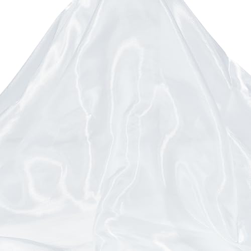 AHANDMAKER 4.37 Yards Transparenter Stoff 61 Zoll Breit Polyester Mesh Stoffe Weiß Braut Solide Transparent Für Hochzeitskleid DIY Kostüm Zubehör Geburtstag Party Event Dekor AHANDMAKER 4.37 Yards Transparenter Stoff 61 Zoll Breit Polyester Mesh Stoffe Weiß Braut Solide Transparent Für Hochzeitskleid DIY Kostüm Zubehör Geburtstag Party Event Dekor von AHANDMAKER