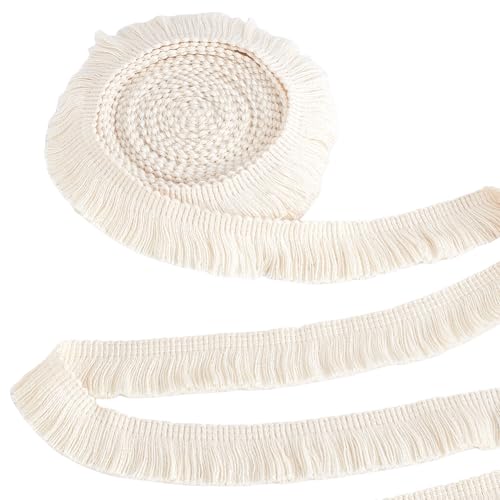 AHANDMAKER 40 Yards Quastenbesatz Fransen 1 Zoll Breit Makramee Quastenspitze Baumwoll Nähspitzenbesatz Für Kleidung Lampenschirm Vorhang DIY Bastelzubehör Alte Spitze AHANDMAKER 40 Yards Quastenbesatz Fransen 1 Zoll Breit Makramee Quastenspitze Baumwoll Nähspitzenbesatz Für Kleidung Lampenschirm Vorhang DIY Bastelzubehör Alte Spitze von AHANDMAKER