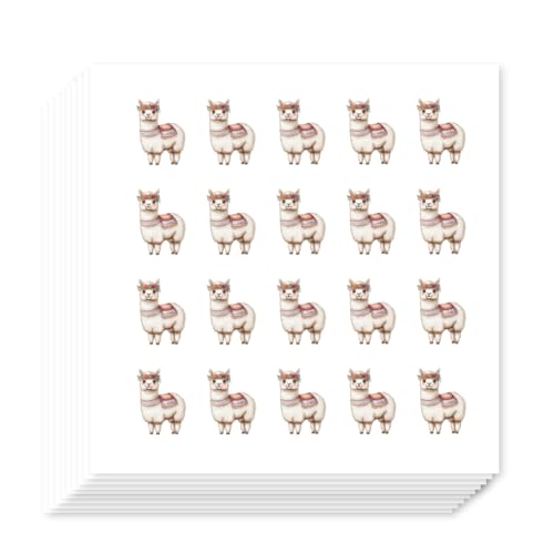 AHANDMAKER 400 Stück Alpaka Lama Aufkleber Planer Aufkleber Aufkleber Mit Tiermotiven Für Planer Kalender Scrapbook Basteln Party Dekor Geschenktüte Siegel Mottoparty Dekor 0.5 Zoll von AHANDMAKER