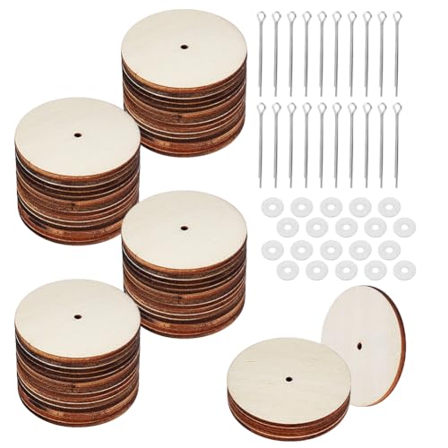 AHANDMAKER 45mm Puppengelenke Aus Holz 3 Beutel Drehgelenke Verbinder Zubehör Steckverbinder Splintverbindung Für Stofftiere Teddybär Puppe DIY Handwerk AHANDMAKER 45mm Puppengelenke Aus Holz 3 Beutel Drehgelenke Verbinder Zubehör Steckverbinder Splintverbindung Für Stofftiere Teddybär Puppe DIY Handwerk von AHANDMAKER