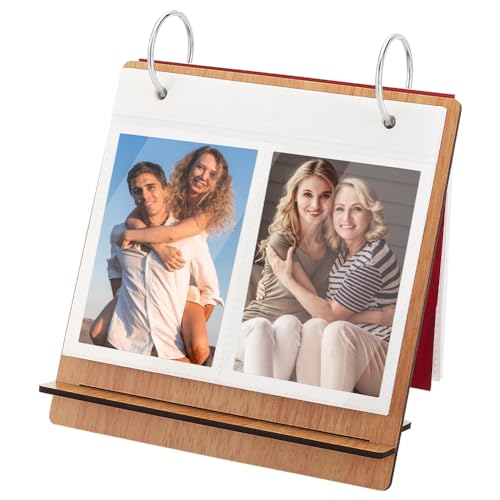 AHANDMAKER 4x3-Zoll-Flip-Fotoalbum Aus Holz, Bilderrahmen Für Den Schreibtisch, Holzeinband, Scrapbook, DIY-Ordner, Fotoalbum, Desktop-Präsentationsrahmen, Bilderbuch Für Hochzeit– 25 Tasche AHANDMAKER 4x3-Zoll-Flip-Fotoalbum Aus Holz, Bilderrahmen Für Den Schreibtisch, Holzeinband, Scrapbook, DIY-Ordner, Fotoalbum, Desktop-Präsentationsrahmen, Bilderbuch Für Hochzeit– 25 Tasche von AHANDMAKER