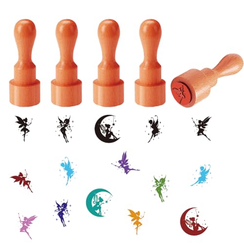 AHANDMAKER 5 Stil Märchen Dekostempel Feenmuster Mini Eierstempel Aus Holz Für Eierbauern Und Besitzer Scrapbooking Kartenherstellungs Planer Aufkleber AHANDMAKER 5 Stil Märchen Dekostempel Feenmuster Mini Eierstempel Aus Holz Für Eierbauern Und Besitzer Scrapbooking Kartenherstellungs Planer Aufkleber von AHANDMAKER