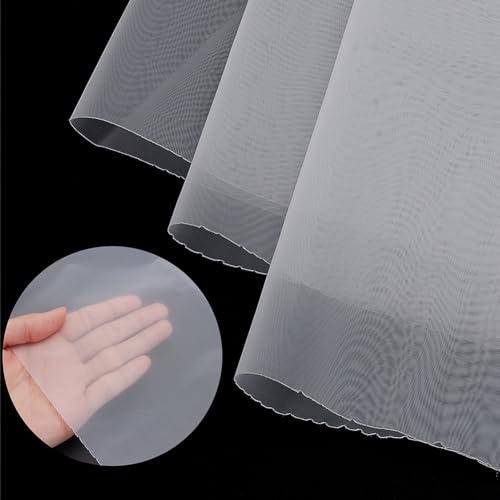 AHANDMAKER 5.5 Yards Siebdruck Netzgewebe 40 Zoll Breite Nylon Hochspannungsnetz Herstellung Für Stoff T Shirt Siebdruckmaschine Stoff Weiß AHANDMAKER 5.5 Yards Siebdruck Netzgewebe 40 Zoll Breite Nylon Hochspannungsnetz Herstellung Für Stoff T Shirt Siebdruckmaschine Stoff Weiß von AHANDMAKER