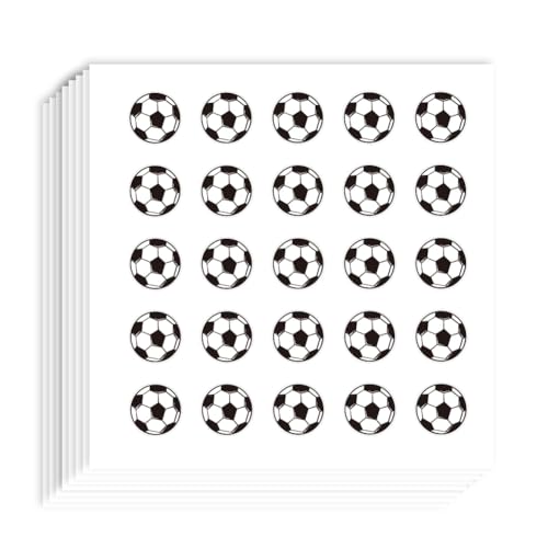 AHANDMAKER 500 Stück Selbstklebende Fußballaufkleber, 0.5 Zoll Fußball-Scrapbookpapier, Fußball-Aufkleber, Fußball-Aufkleber Für Planer, Basteln, Party-Dekor, Geschenktüte, Siegel Für Party AHANDMAKER 500 Stück Selbstklebende Fußballaufkleber, 0.5 Zoll Fußball-Scrapbookpapier, Fußball-Aufkleber, Fußball-Aufkleber Für Planer, Basteln, Party-Dekor, Geschenktüte, Siegel Für Party von AHANDMAKER