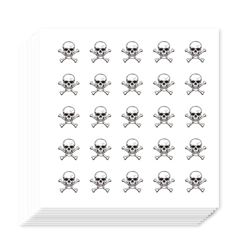 AHANDMAKER 500 selbstklebende Planer Aufkleber. Totenkopf Aufkleber Piraten Totenkopf Papier Aufkleber Zum Basteln Kunst Party Siegel Thema Party Dekoration DIY 0.5 Zoll AHANDMAKER 500 selbstklebende Planer Aufkleber. Totenkopf Aufkleber Piraten Totenkopf Papier Aufkleber Zum Basteln Kunst Party Siegel Thema Party Dekoration DIY 0.5 Zoll von AHANDMAKER