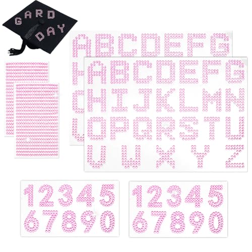 AHANDMAKER 6 Blatt Strass Buchstabenaufkleber Rosa Diamant Glitzer Alphabet Buchstabenaufkleber 26 Buchstaben Und 10 Zahlen Selbstklebender Edelstein Für Scrapbooking Künstlerbedarf AHANDMAKER 6 Blatt Strass Buchstabenaufkleber Rosa Diamant Glitzer Alphabet Buchstabenaufkleber 26 Buchstaben Und 10 Zahlen Selbstklebender Edelstein Für Scrapbooking Künstlerbedarf von AHANDMAKER