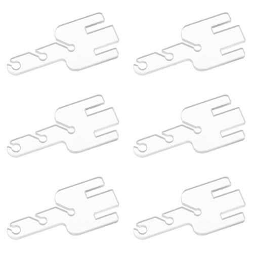 AHANDMAKER 6 Stück Garnspanneradapter Zubehör Für Acrylstrickmaschinen Abnehmbare Garnadapter Ersatzspanneradapter Spannstangen Für Strickmaschinen AHANDMAKER 6 Stück Garnspanneradapter Zubehör Für Acrylstrickmaschinen Abnehmbare Garnadapter Ersatzspanneradapter Spannstangen Für Strickmaschinen von AHANDMAKER