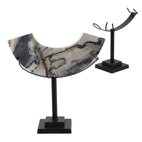 AHANDMAKER Displayhalter Aus Kristall Mondförmiger Kleiner Steinständer Metall Kristallkugelhalter Für Edelsteinfelsen Heimdekoration 4.45x1.93x4.53 Zoll Schwarz AHANDMAKER Displayhalter Aus Kristall Mondförmiger Kleiner Steinständer Metall Kristallkugelhalter Für Edelsteinfelsen Heimdekoration 4.45x1.93x4.53 Zoll Schwarz von AHANDMAKER