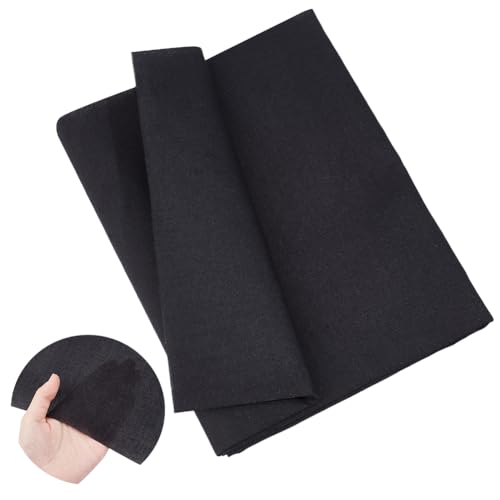 AHANDMAKER Einlagestoff Zum Nähen 44.5x39 zoll Schwarz Zum Aufbügeln Vlies Einlage Einseitiger Einlagestoff Futterstoff Für Blusen Und Hemden AHANDMAKER Einlagestoff Zum Nähen 44.5x39 zoll Schwarz Zum Aufbügeln Vlies Einlage Einseitiger Einlagestoff Futterstoff Für Blusen Und Hemden von AHANDMAKER